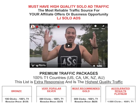 Featured Solo Ads Seller: LJ Aviles