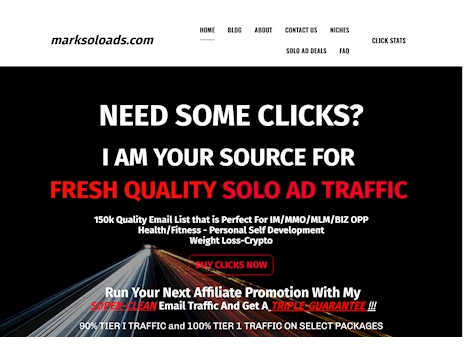 Featured Solo Ads Seller: Mark's Solo Ads