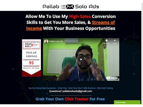 Featured Solo Ads Seller: Pallab Ghosal
