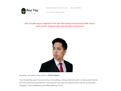Featured Solo Ads Seller: Roy Tay